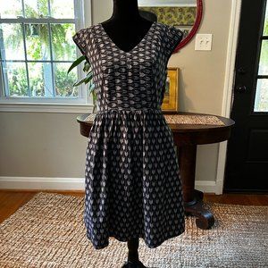 Mata Traders A-line cotton dress with pockets-Size M